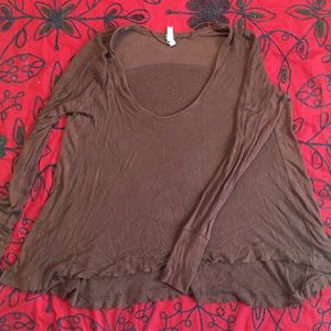 We the Free waffle knit with thumb holes! M